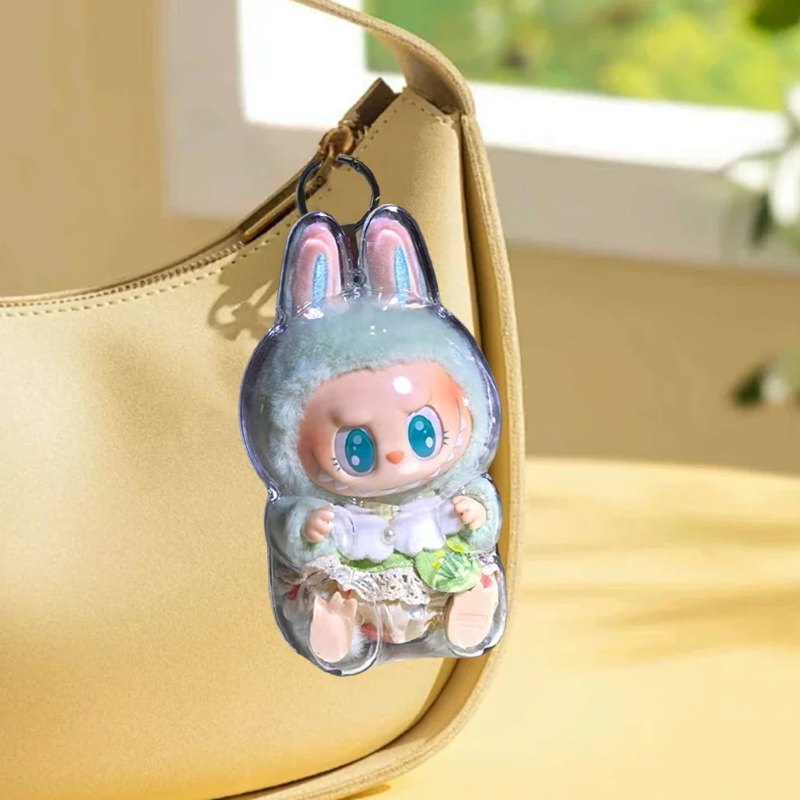Labubu & Labubu Seated Plush Transparent Cover