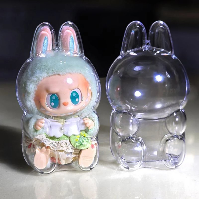 Labubu & Labubu Seated Plush Transparent Cover