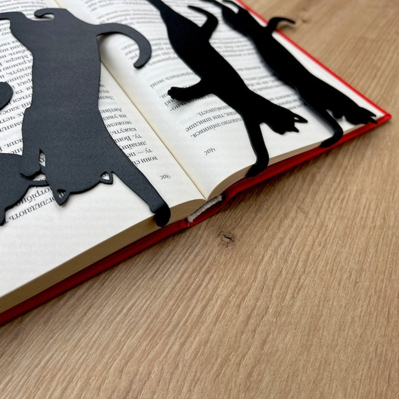 5Pcs Metal Cat bookmark
