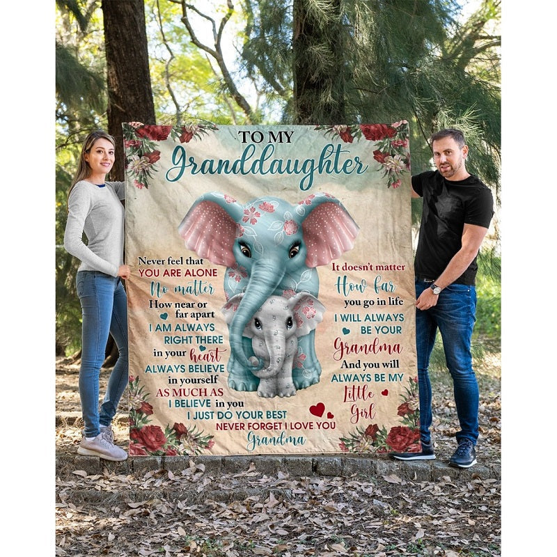 To My Granddaughter - From Grandma - A321 - Premium Blanket