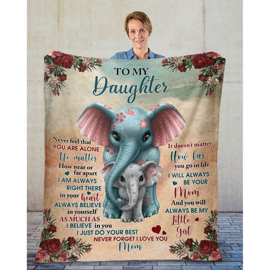 To My Daughter - From Mom - A321 - Premium Blanket