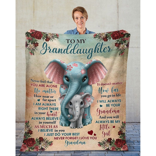 To My Granddaughter - From Grandma - A321 - Premium Blanket