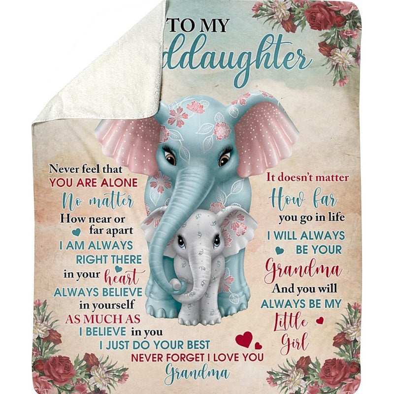 To My Granddaughter - From Grandma - A321 - Premium Blanket