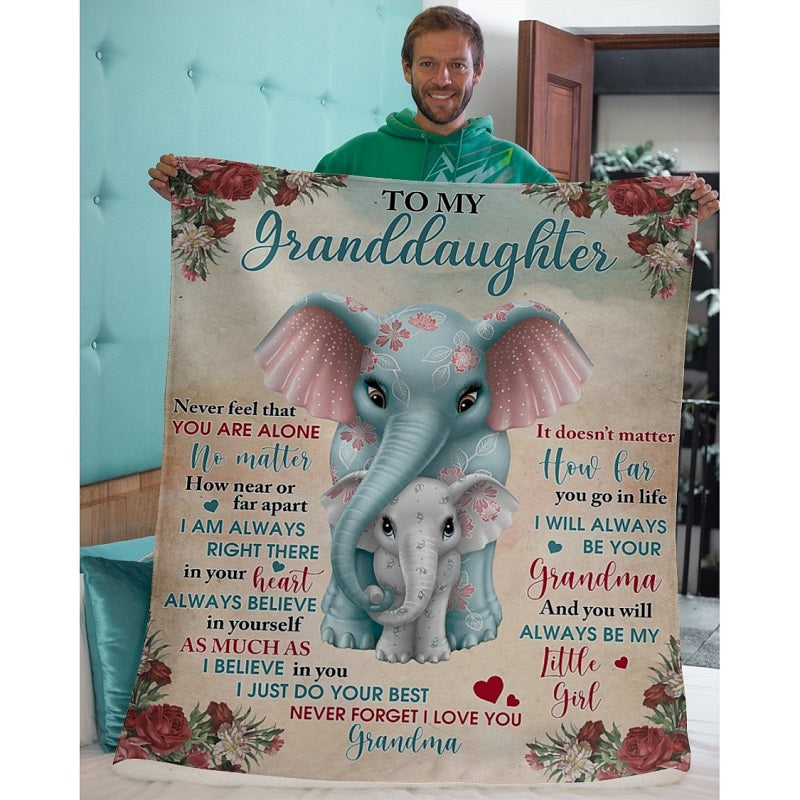To My Granddaughter - From Grandma - A321 - Premium Blanket