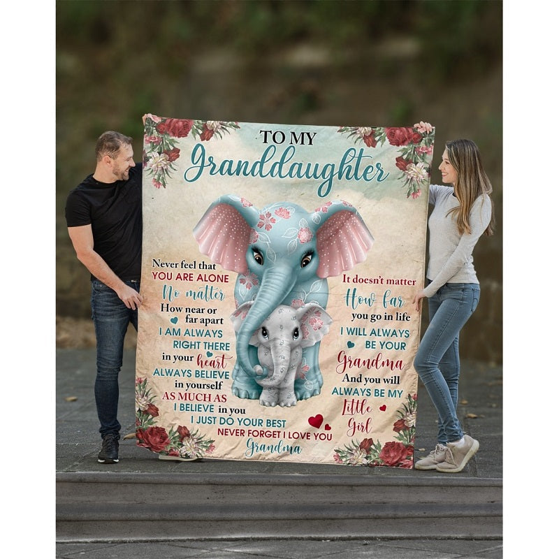 To My Granddaughter - From Grandma - A321 - Premium Blanket
