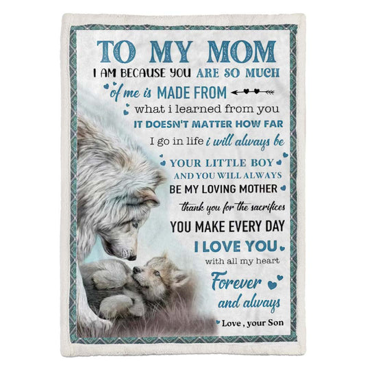 To My Mom - From Son - A372 - Premium Blanket