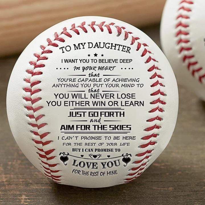 To My Daughter - You Will Never Lose - Baseball