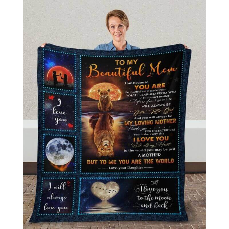 To My Mom - From Daughter - A369 - Premium Blanket