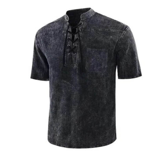 Men's Gothic Retro Short Sleeve Shirt