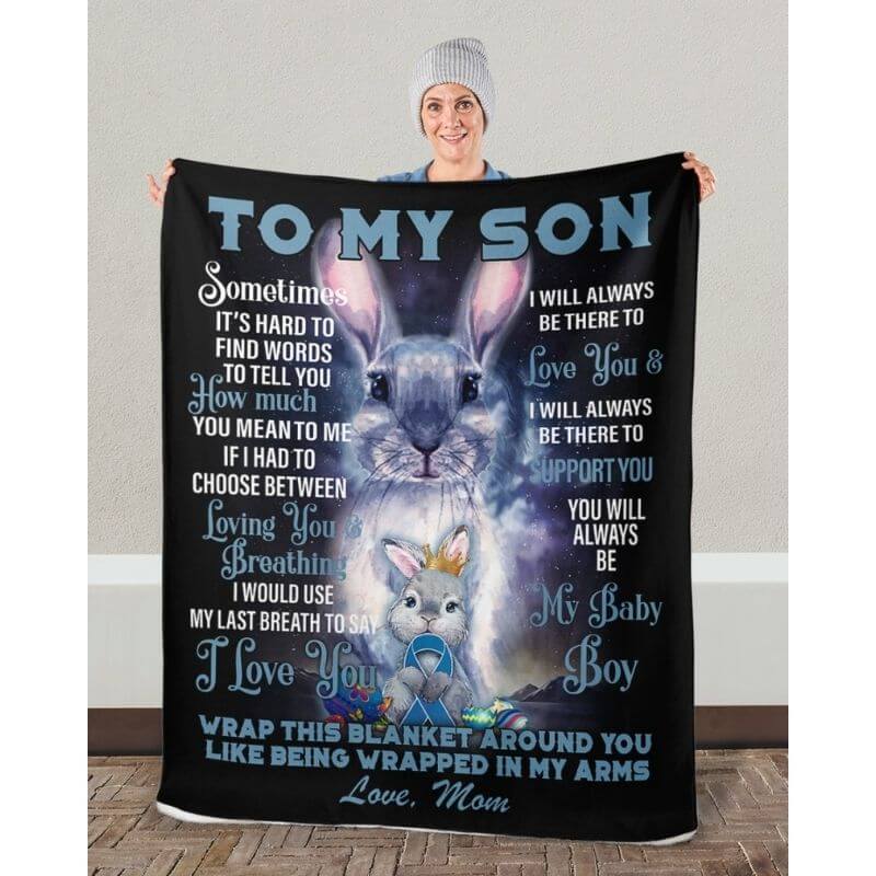 To My Son - From Mom - A373 - Premium Blanket