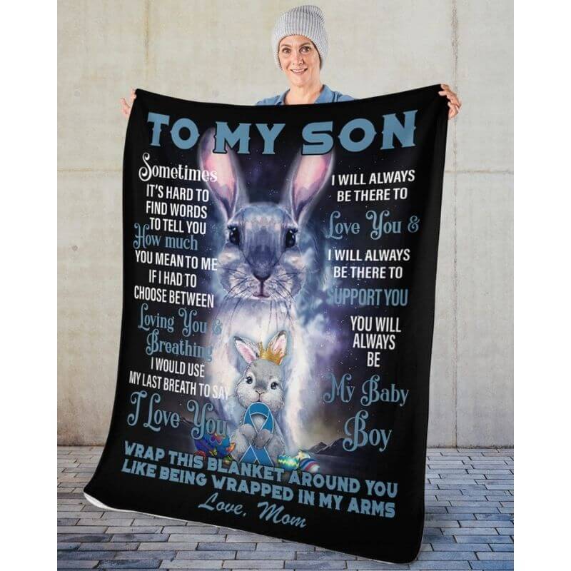 To My Son - From Mom - A373 - Premium Blanket