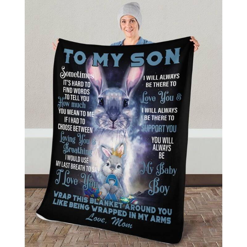 To My Son - From Mom - A373 - Premium Blanket
