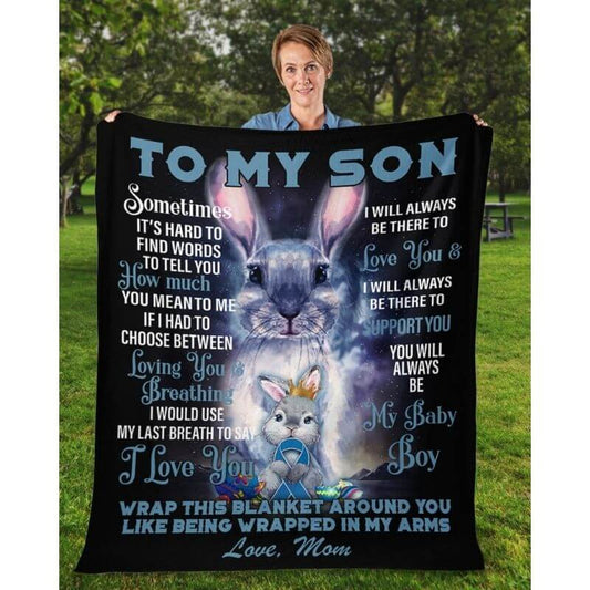 To My Son - From Mom - A373 - Premium Blanket