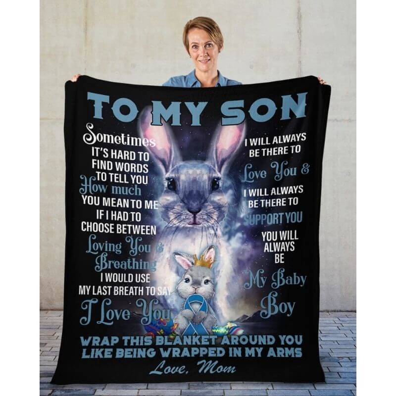 To My Son - From Mom - A373 - Premium Blanket