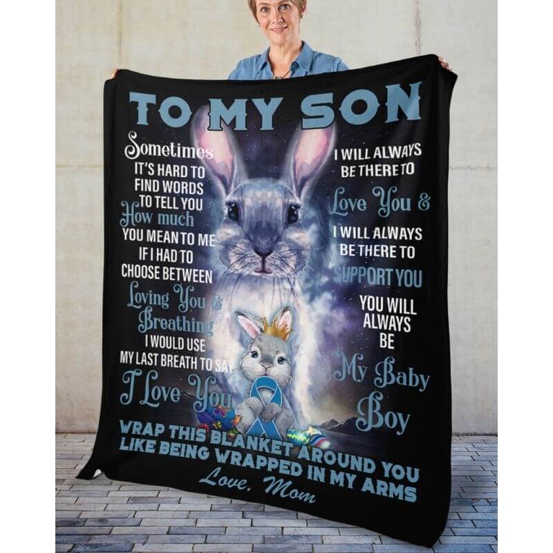To My Son - From Mom - A373 - Premium Blanket