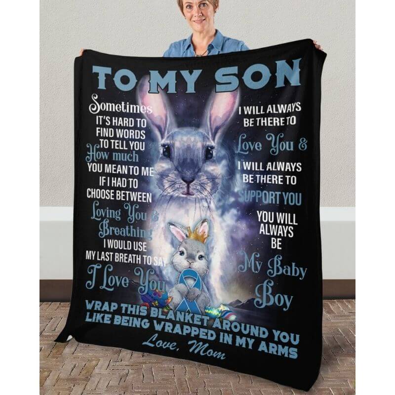 To My Son - From Mom - A373 - Premium Blanket