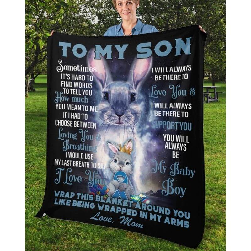 To My Son - From Mom - A373 - Premium Blanket