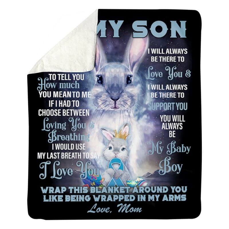 To My Son - From Mom - A373 - Premium Blanket