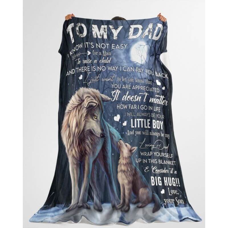 To My Dad - From Son - A371 - Premium Blanket