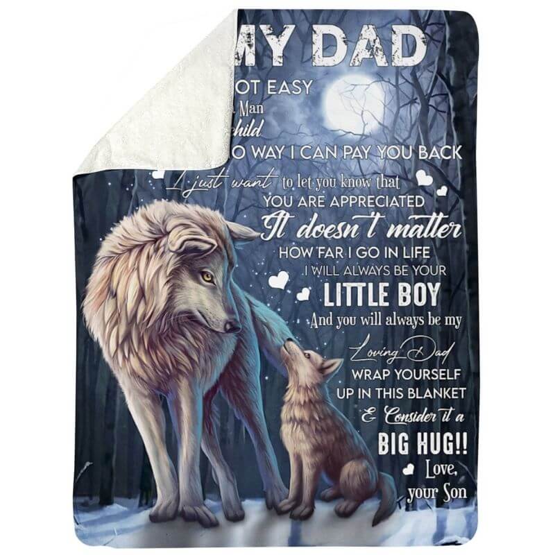 To My Dad - From Son - A371 - Premium Blanket