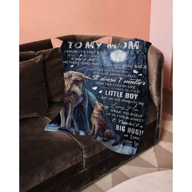 To My Mom - From Son - A371 - Premium Blanket