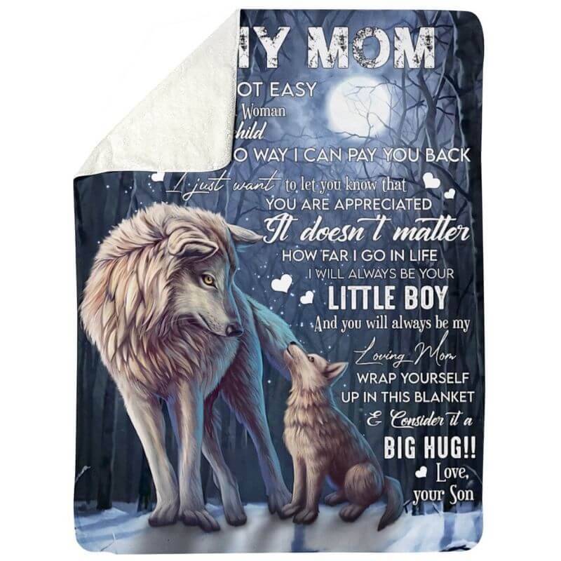 To My Mom - From Son - A371 - Premium Blanket