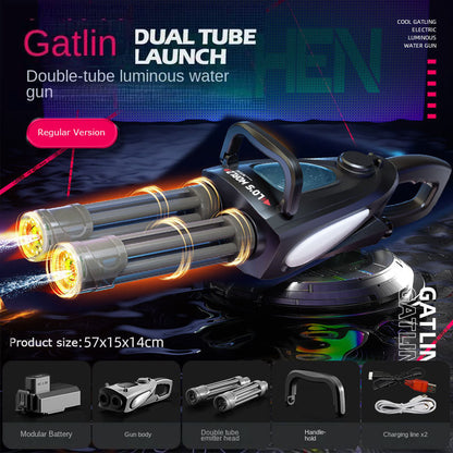 Light Double Gatling Stand Water Gun