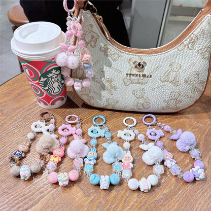 Labubu Bracelet Keychain D405
