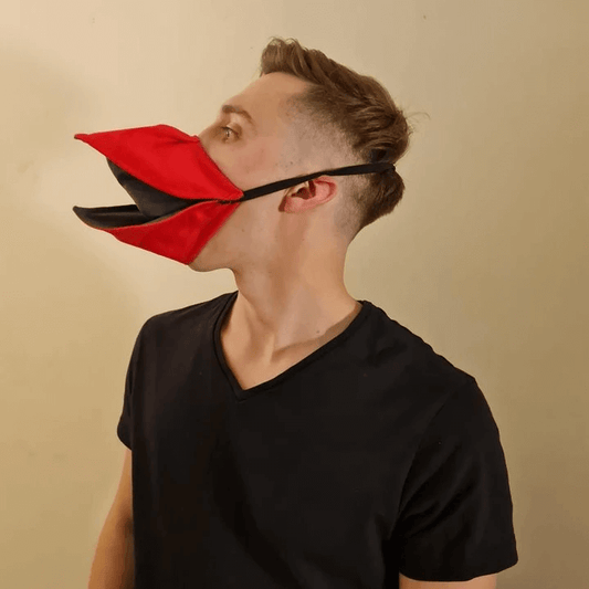 Hand Made Duck Talking Face Cover * When You Move Your Jaw, BLACK FRIDAY SALE[get code below]