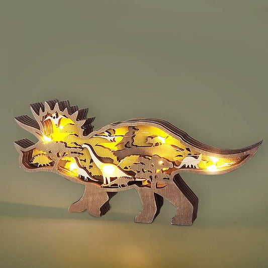 Triceratops Carving Handcraft Gift