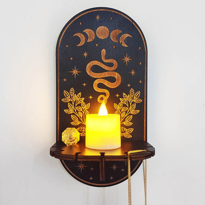 Celestial Wolf Altar Shelf