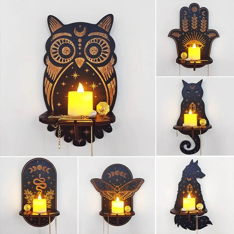 Celestial Wolf Altar Shelf