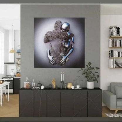 Love Heart 3D Effect Wall Art