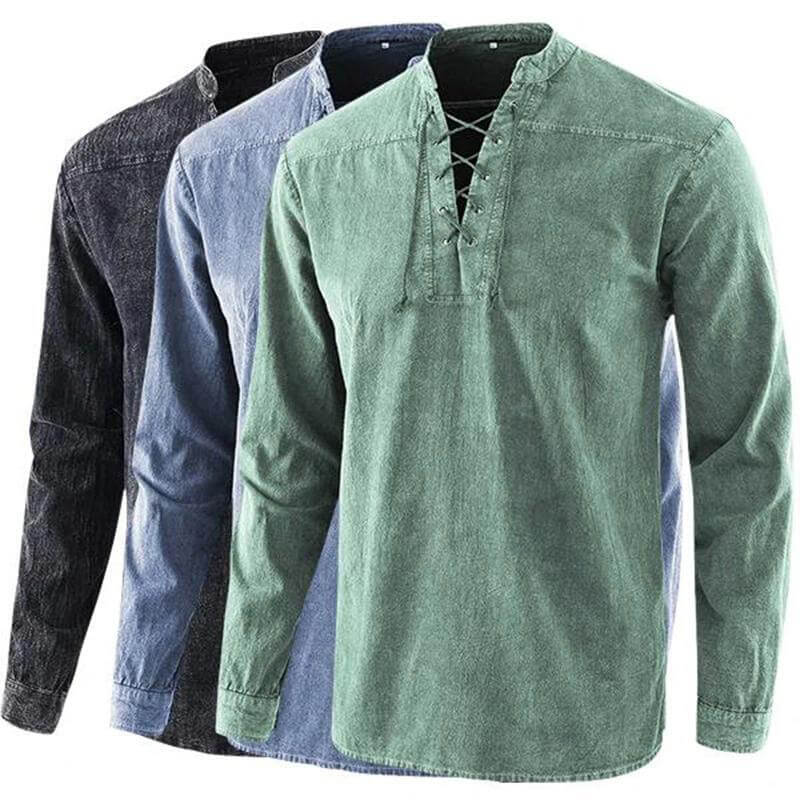 Men's Gothic Retro Long Sleeve Shirt