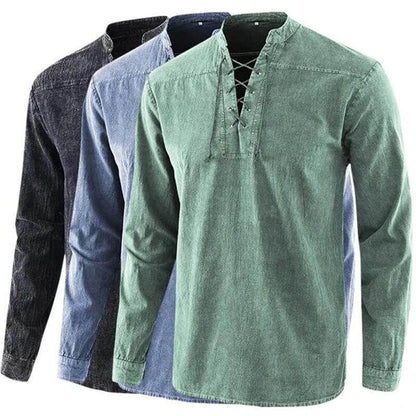 Men's Gothic Retro Long Sleeve Shirt