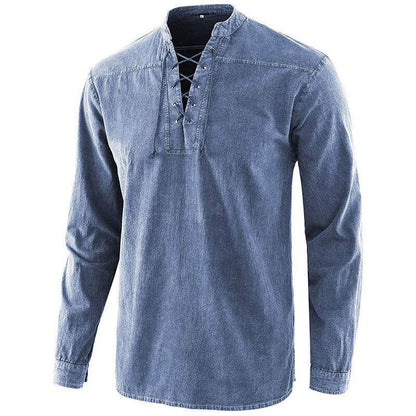 Men's Gothic Retro Long Sleeve Shirt