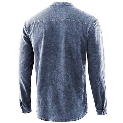 Men's Gothic Retro Long Sleeve Shirt