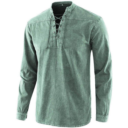 Men's Gothic Retro Long Sleeve Shirt