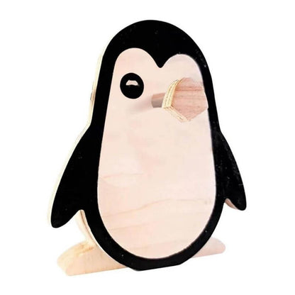 Handmade  Glasses Stand F043 Penguin