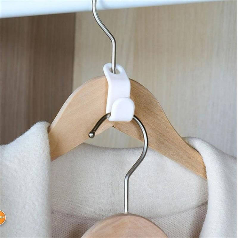 (SUMMER HOT SALE- Save 50% OFF) Space-Saving Clothes Hanger Connector Hooks-10 PCS / BUY 4 GET FREE SHIPPING